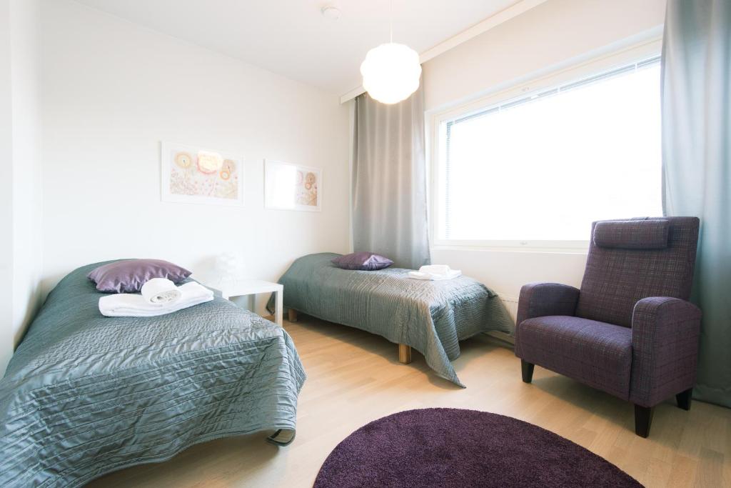 Kotimaailma Apartments Turku - Two-Bedroom Apartment With Sauna
