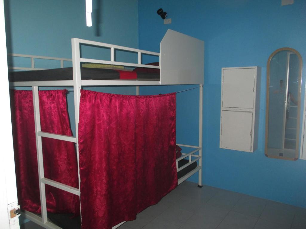 En eller flere køyesenger på et rom på Rehab Hostel