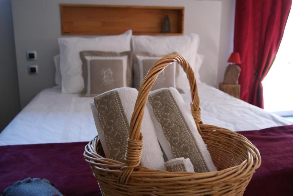 Ένα ή περισσότερα κρεβάτια σε δωμάτιο στο Appartement Petite Vallée