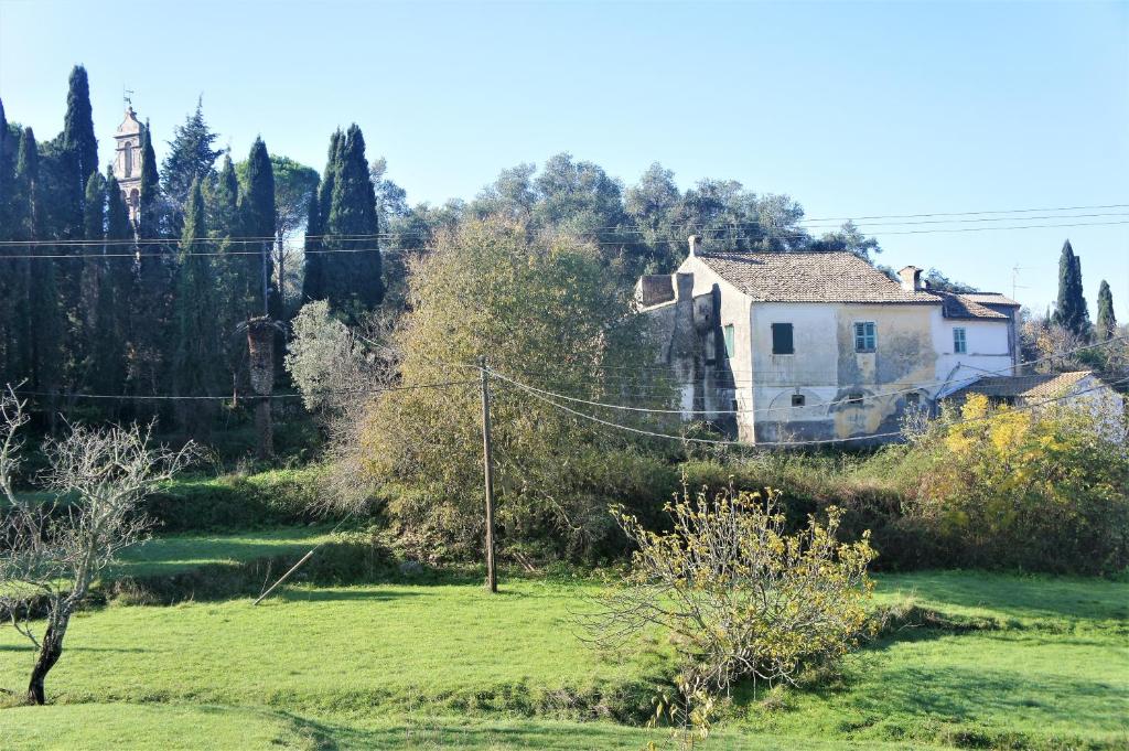 A garden outside Traditional house in Corfu, kouramades vlg