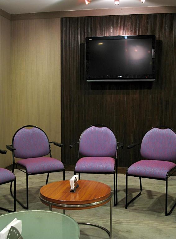 TV a/nebo společenská místnost v ubytování Hotel Studio Estique