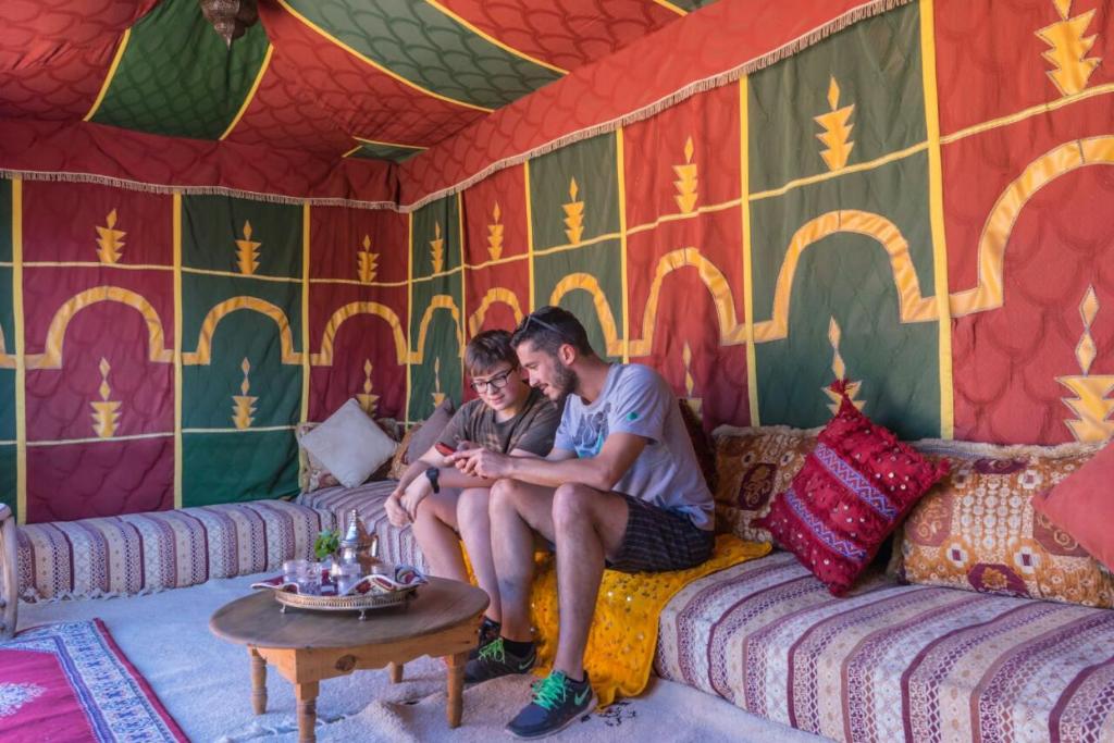 Posezení v ubytování Riad Sidi Omar