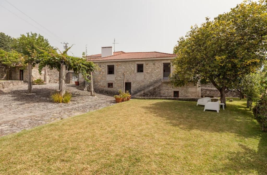 Zahrada ubytování Casa de Sapiao & Studio