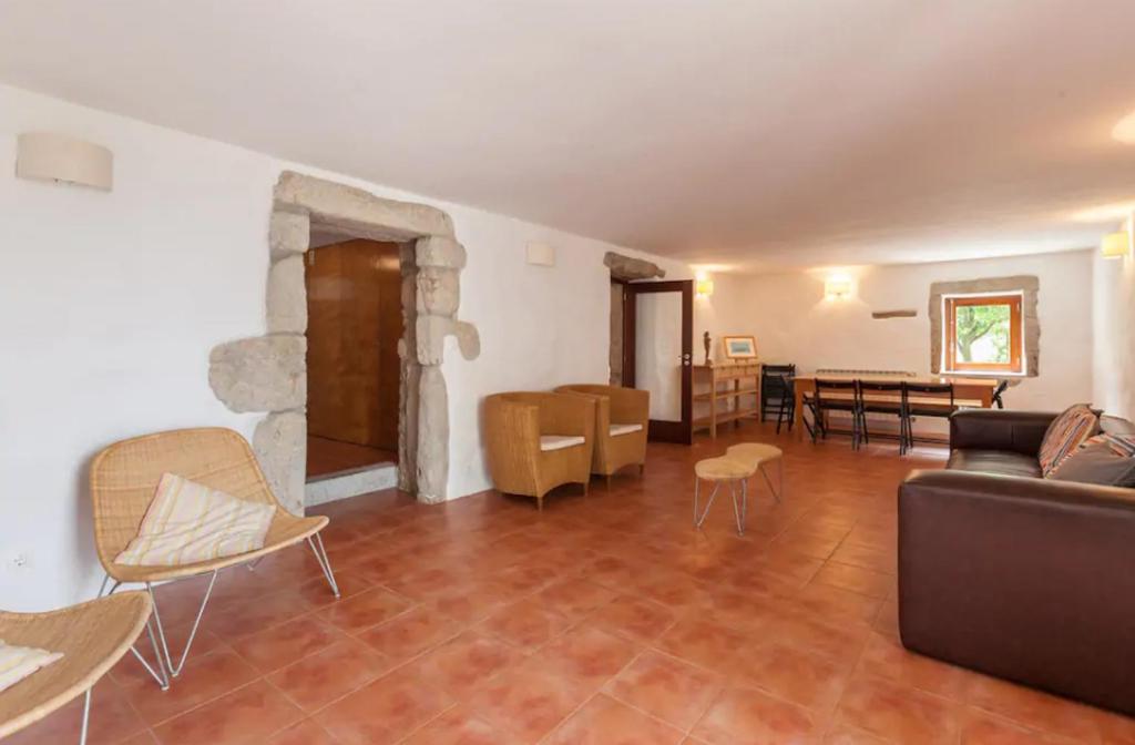 Posezení v ubytování Casa de Sapiao & Studio