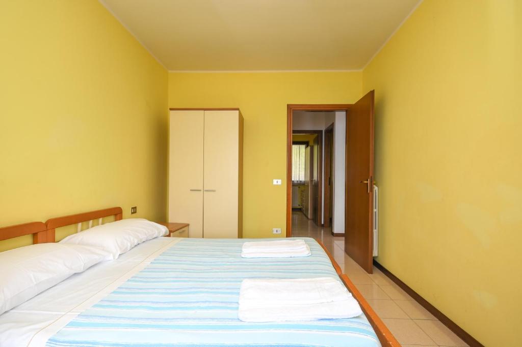 Postel nebo postele na pokoji v ubytování Residence Calap