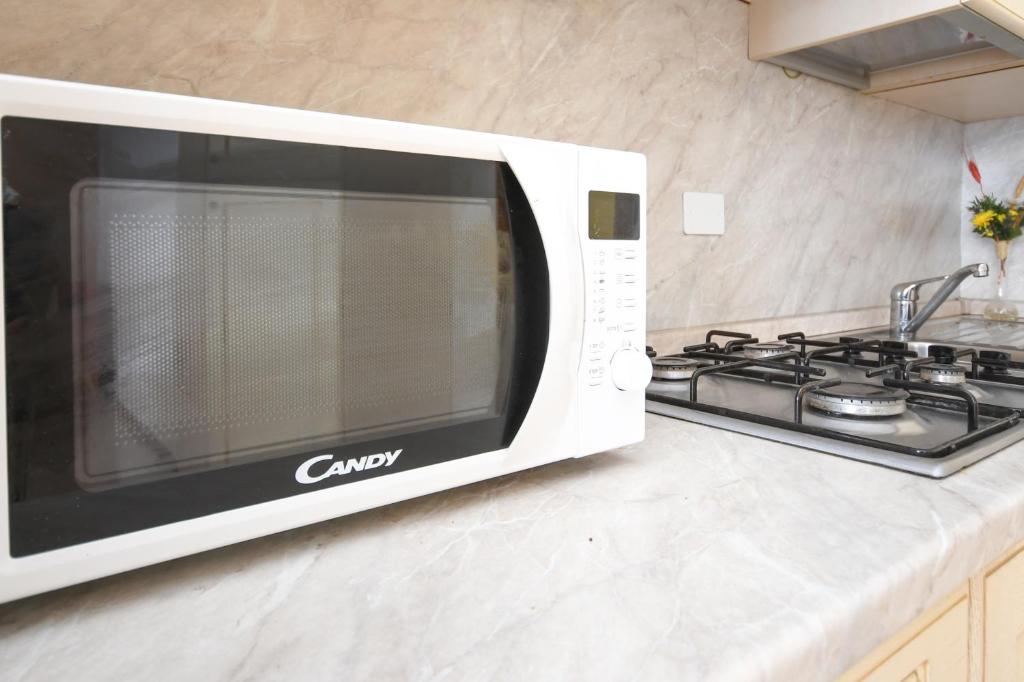 Kuchyň nebo kuchyňský kout v ubytování Residence Calap