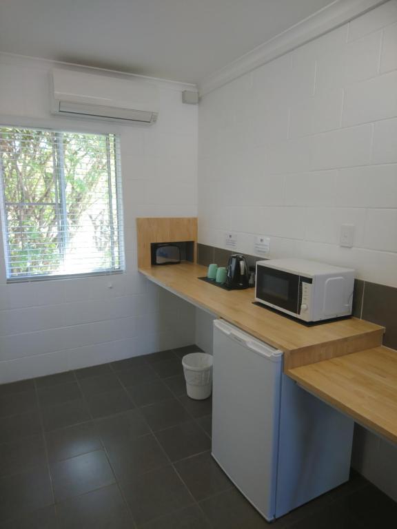 Kuchyň nebo kuchyňský kout v ubytování Bororen Motel