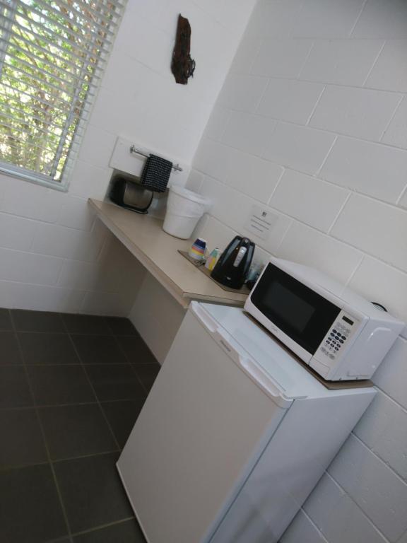 Kuchyň nebo kuchyňský kout v ubytování Bororen Motel
