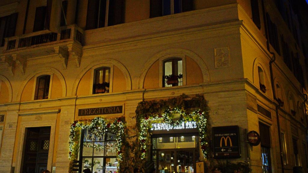 The building in which a vendégházakat is located