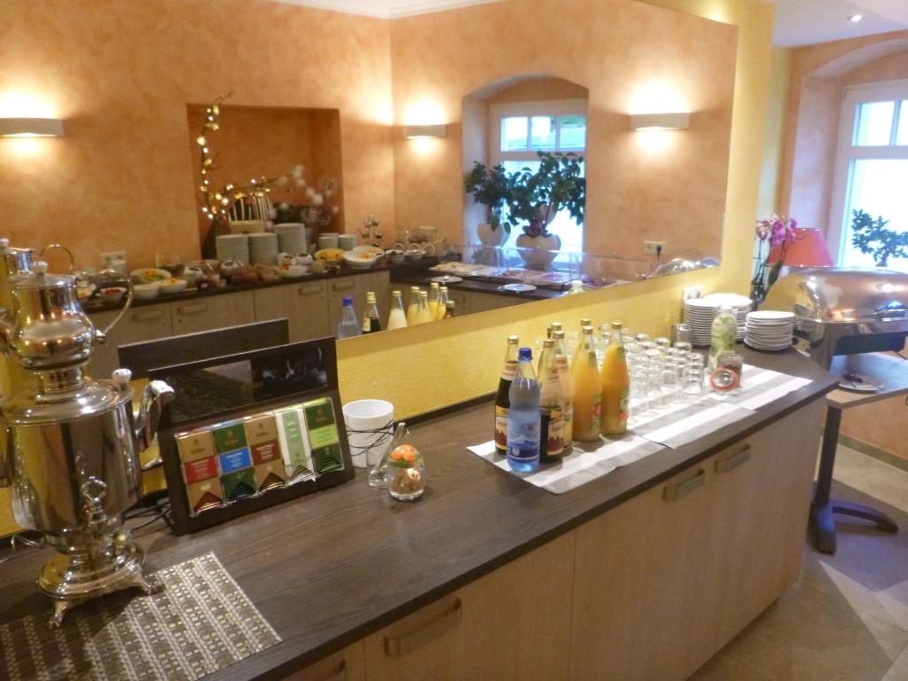 Nápoje v ubytování Hotel Wehlener Hof