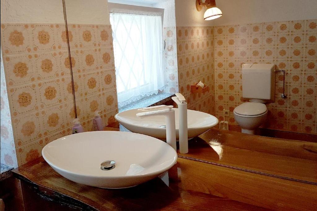 Koupelna v ubytování Ferienhaus Mauth