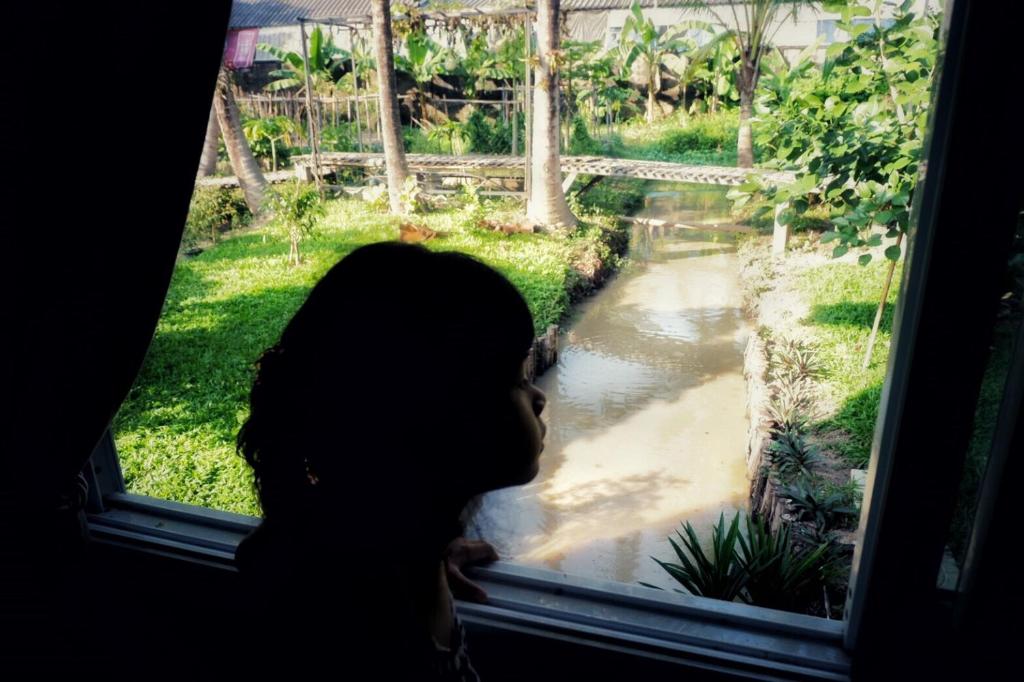 Zahrada ubytování ComeHome Lamphun