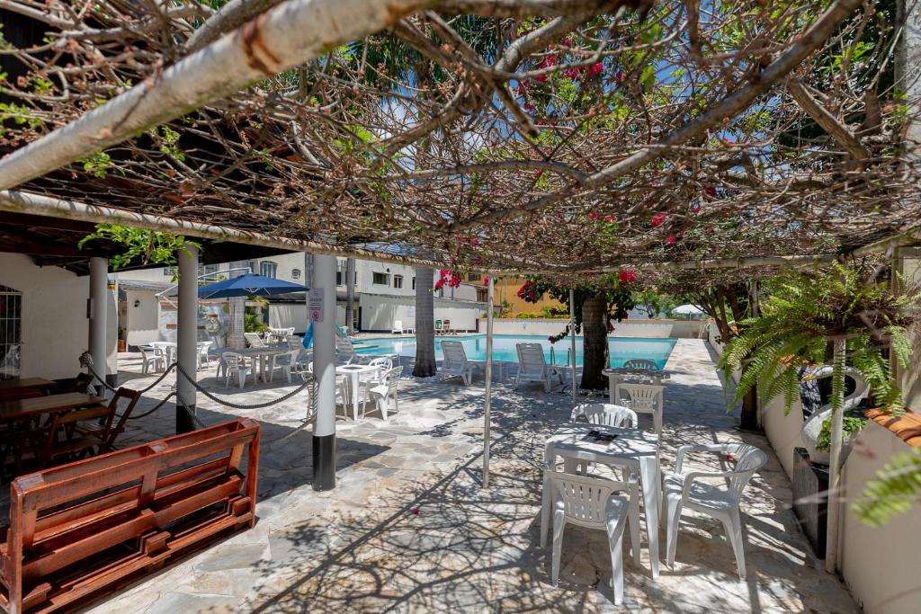Patio nebo venkovní prostory v ubytování Iguassu Flats Hotel