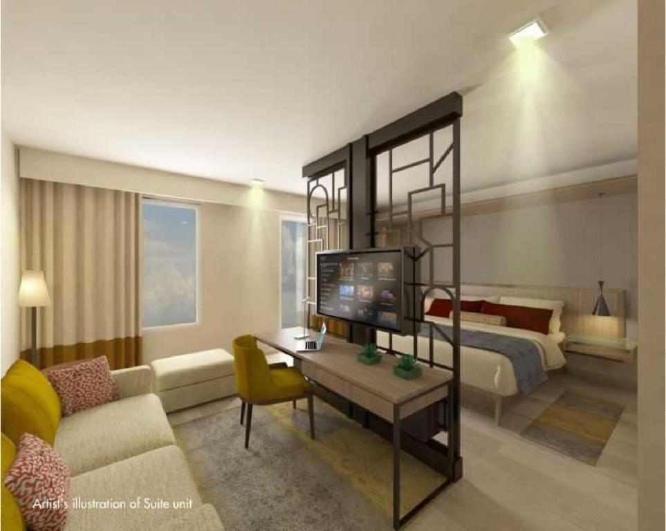 TV a/nebo společenská místnost v ubytování Quest Hotel Tagaytay
