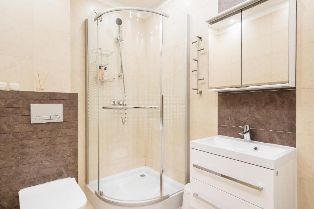 Kúpeľňa v ubytovaní Downtown Apartment - LoftAffair