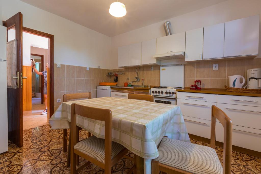 Kuchyň nebo kuchyňský kout v ubytování APARTMAN VERA