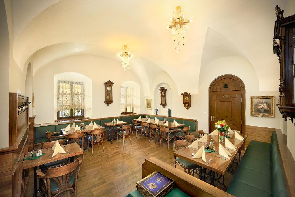 Posezení v ubytování Hotel Zlaty Andel