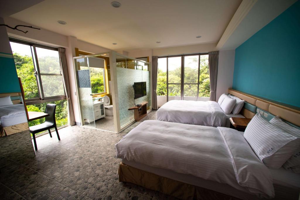 Letto o letti in una camera di Toptai Homestay
