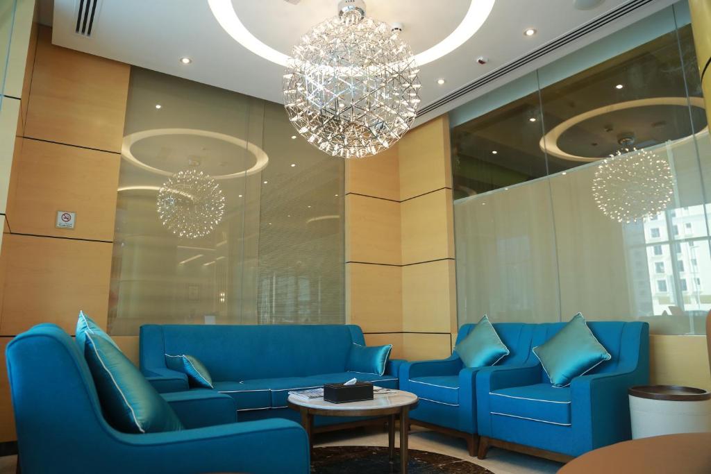 منطقة الاستقبال أو اللوبي في Tulip Al Barsha Hotel Apartment