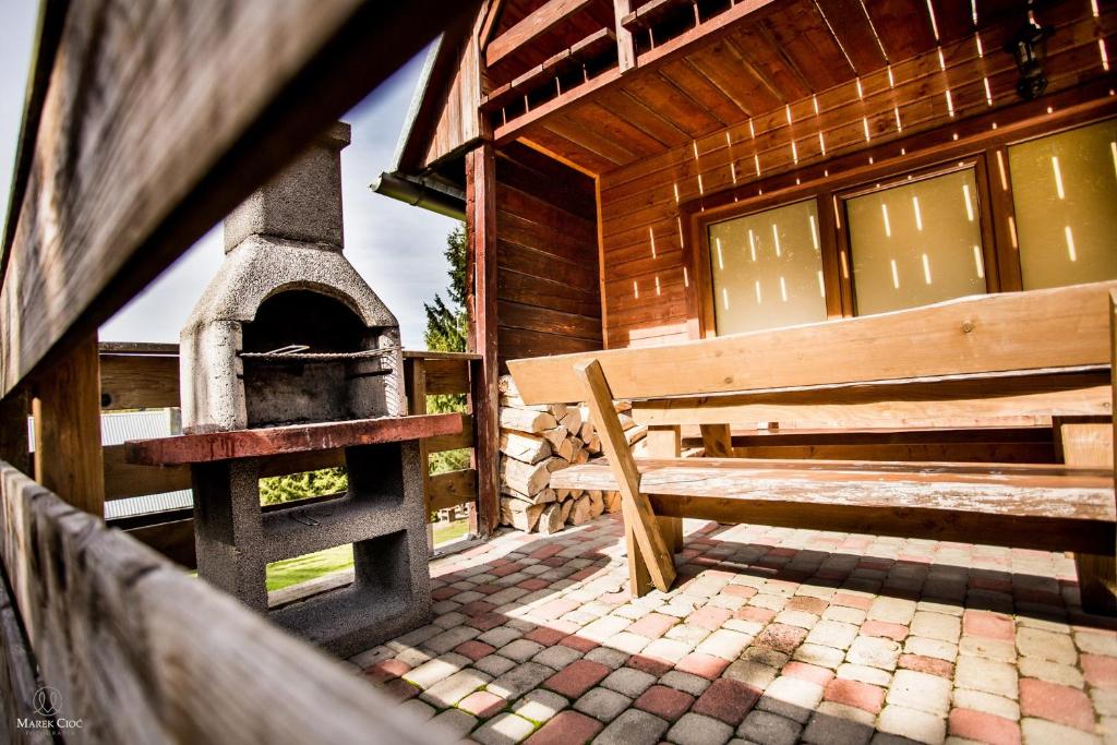Balcone o terrazza di Cichy Zakątek