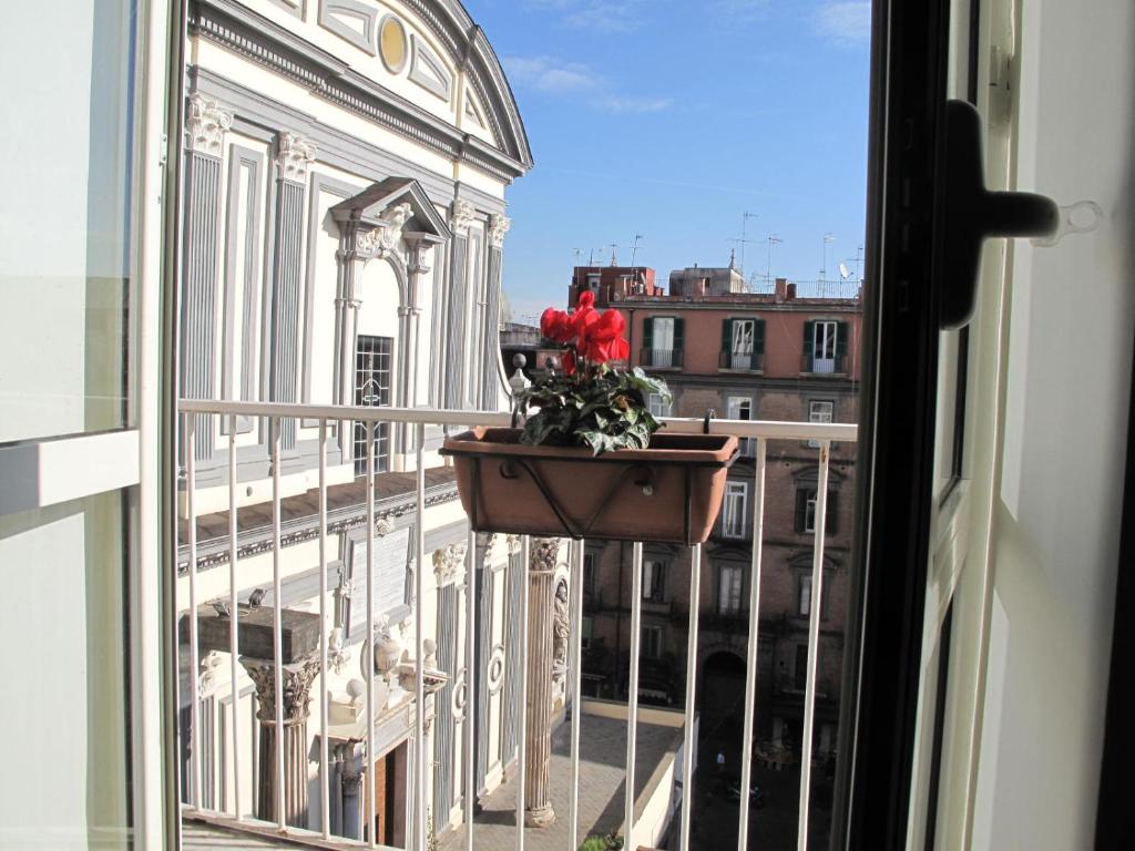 En balkon eller terrasse på I DIOSCURI