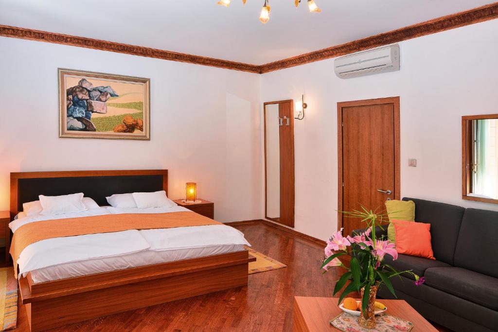Postel nebo postele na pokoji v ubytování Villa Nora Hvar