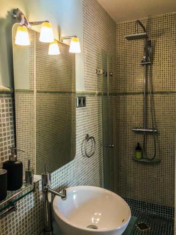 Kúpeľňa v ubytovaní Unique Cozy Scenic Penthouse
