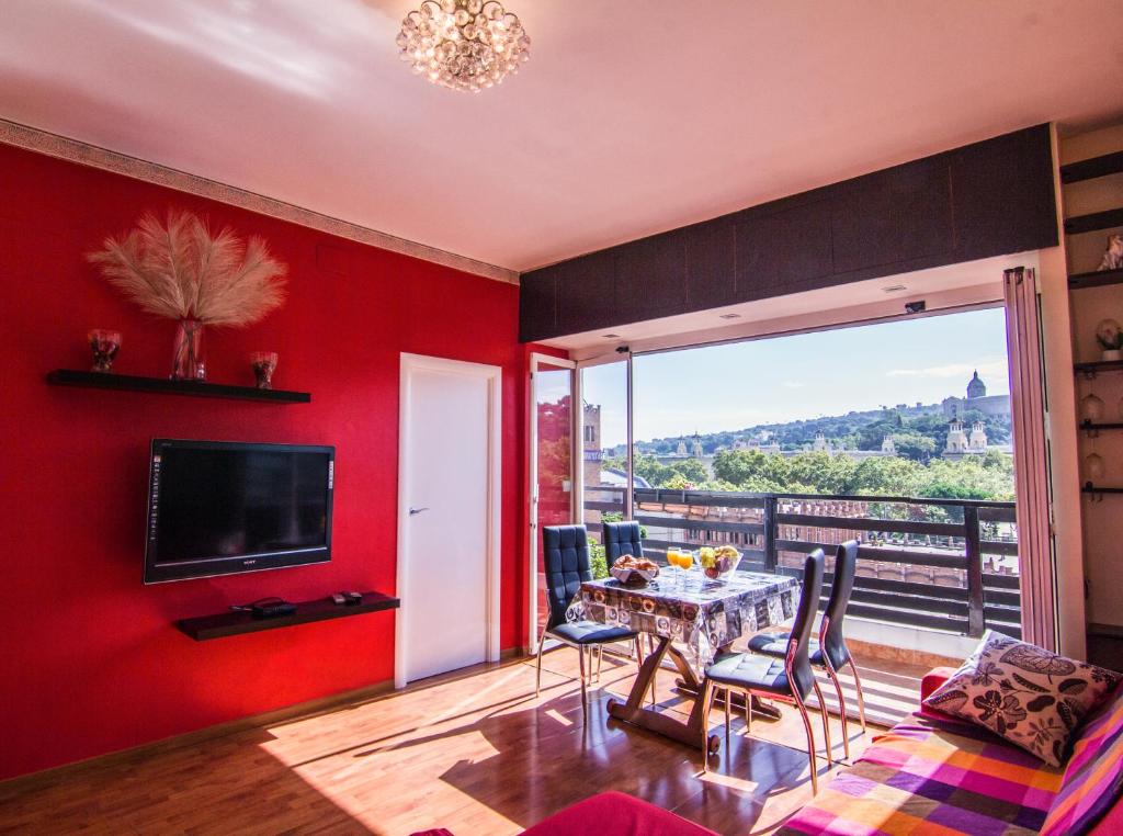 Balkón alebo terasa v ubytovaní Unique Cozy Scenic Penthouse