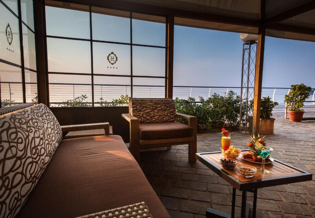 Гостиная зона в Grand Hotel Spiaggia