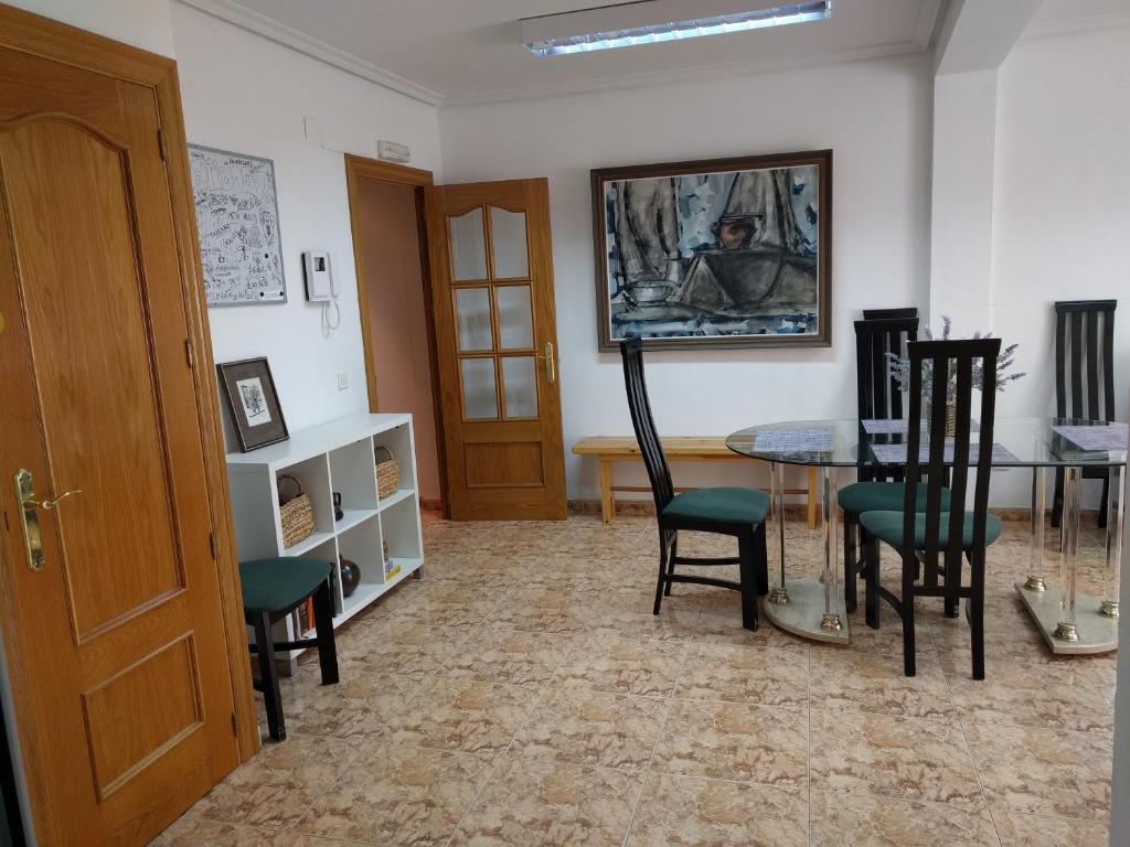 Χώρος καθιστικού στο Piso acogedor, junto al Ayuntamiento