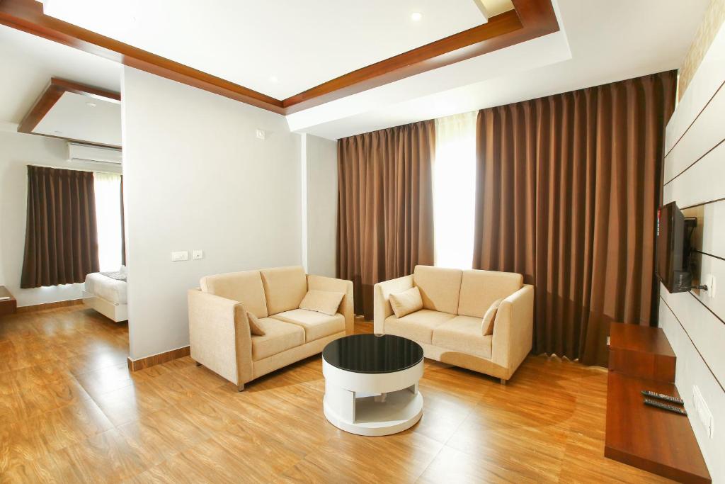 Posezení v ubytování MAZUS INN
