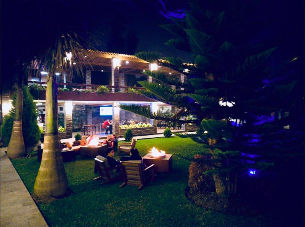 Zahrada ubytování Hotel Campo & Leña