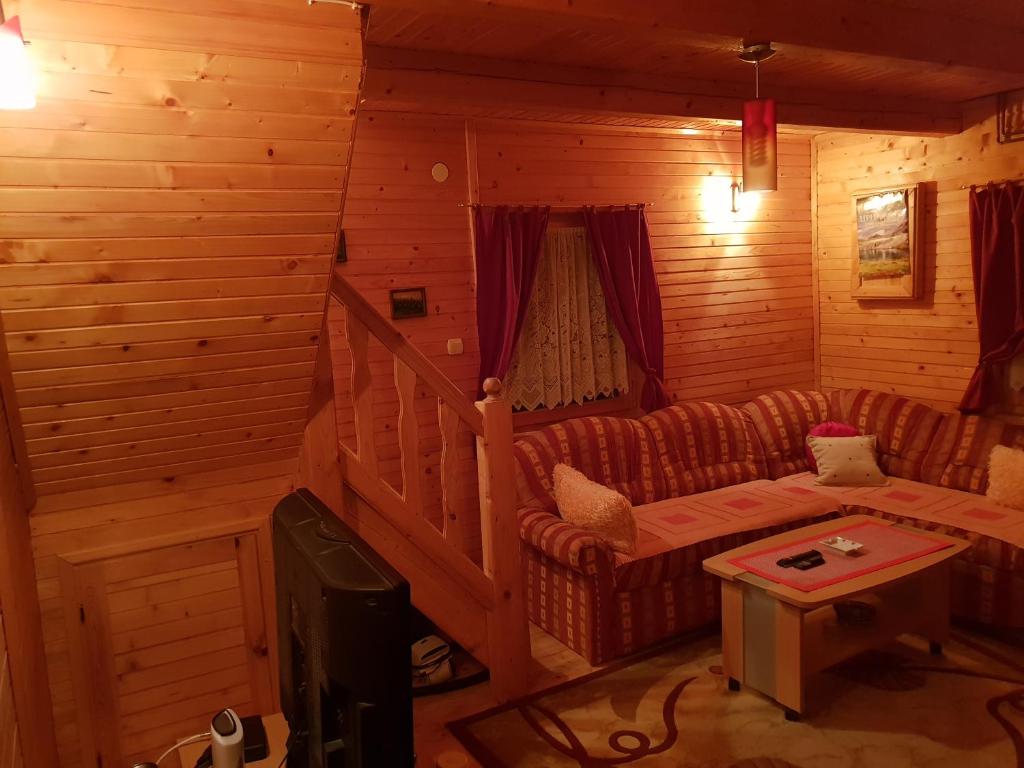 Predel za sedenje v nastanitvi Guest house Anka