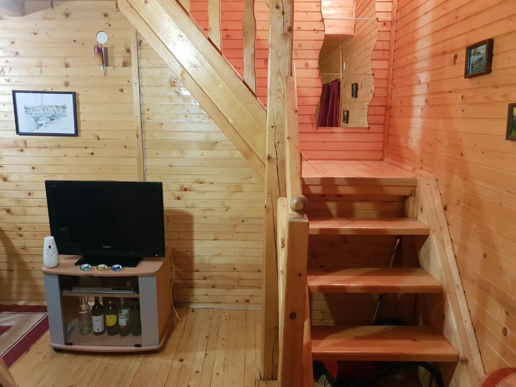TV in/ali zabaviščno središče v nastanitvi Guest house Anka