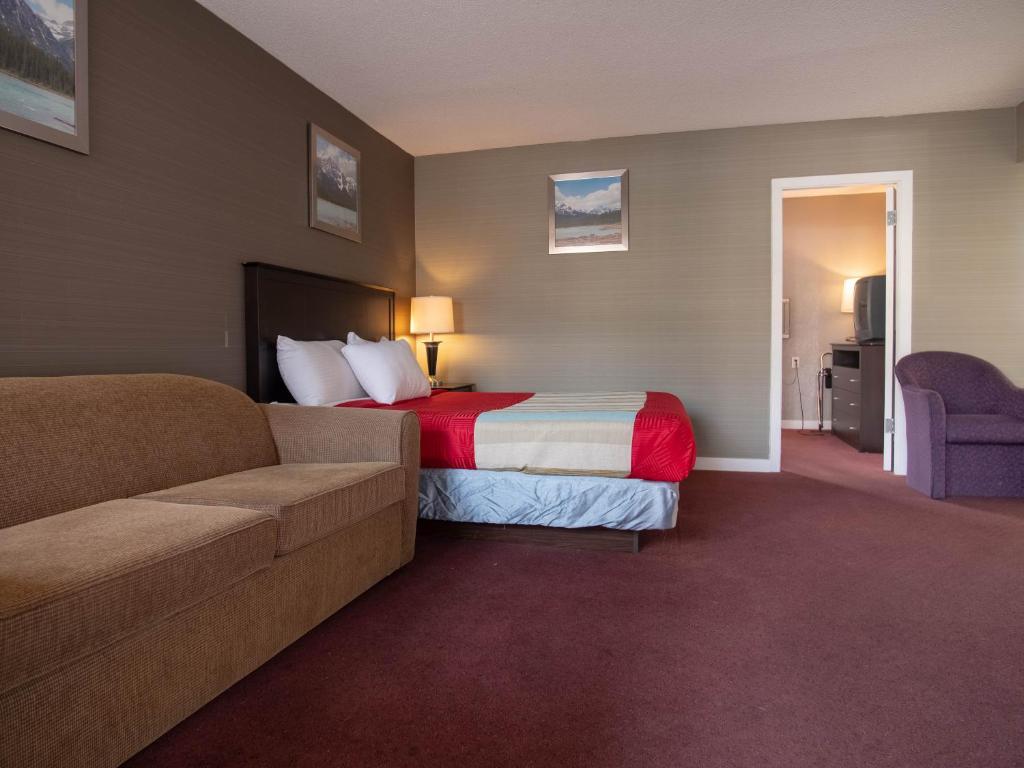 Posezení v ubytování Best Budget Inn & Suites Kamloops