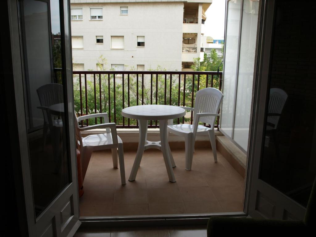 Balkón nebo terasa v ubytování Apartaments Geminis