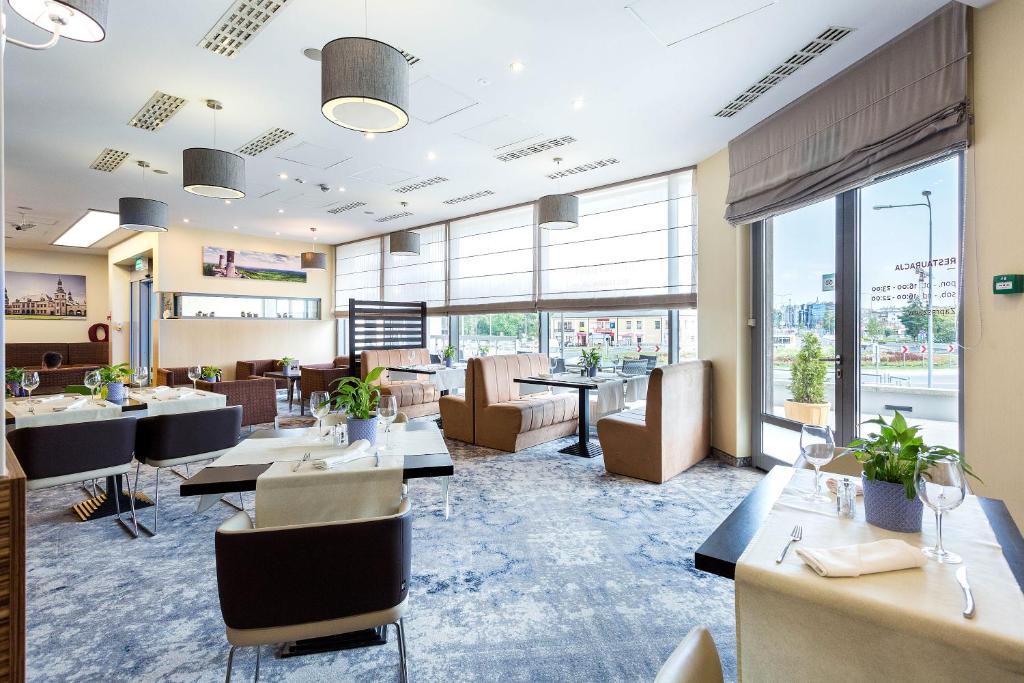 Posezení v ubytování Qubus Hotel Kielce