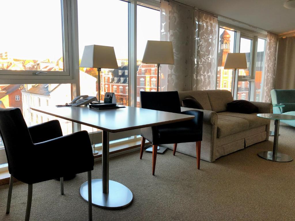 Istumisnurk majutusasutuses Hotel Skivehus