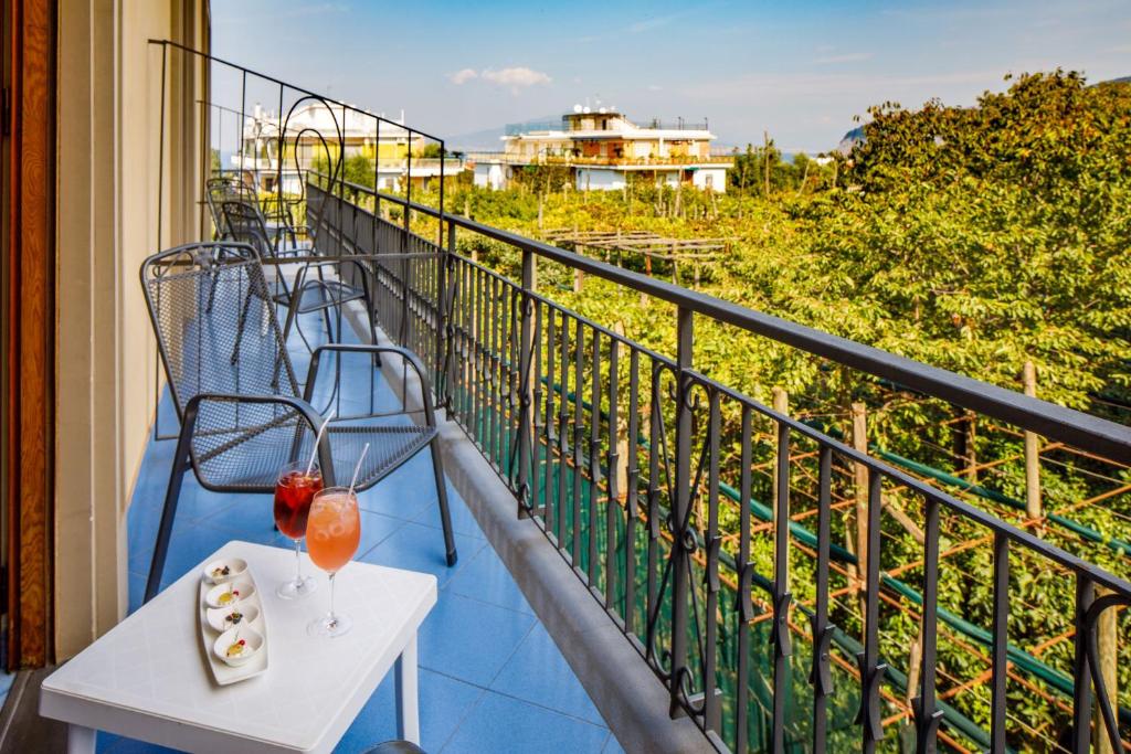 Balkón nebo terasa v ubytování Hotel Zi' Teresa