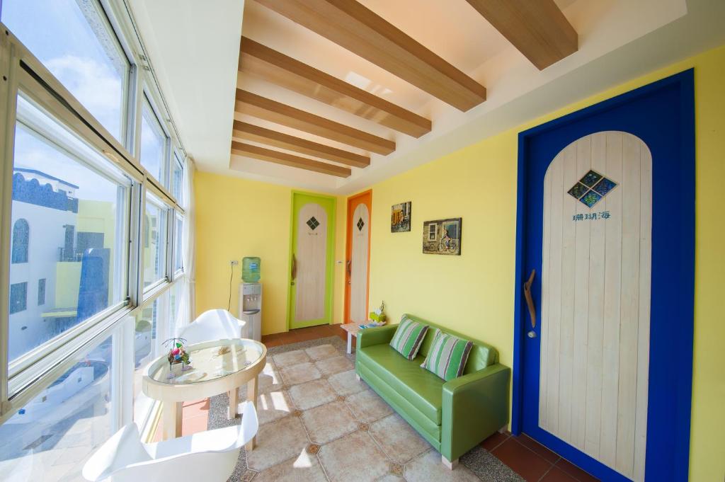 Posezení v ubytování Indigo Homestay