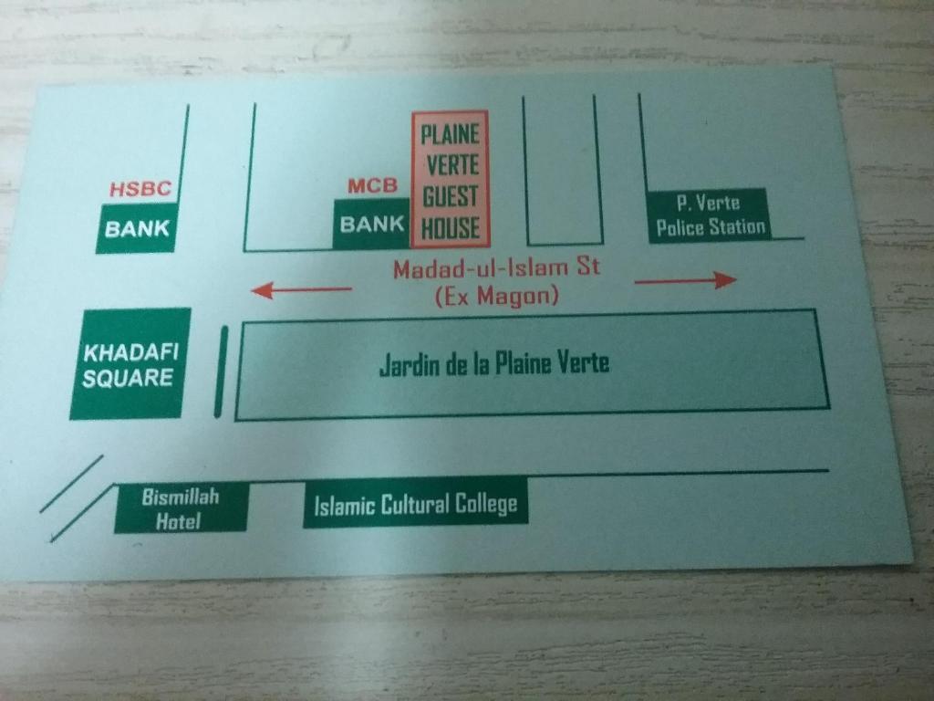 a diagram of the changes in theamedamedamedamedamedamedamedamedamed at La Plaine Verte Guesthouse in Port Louis