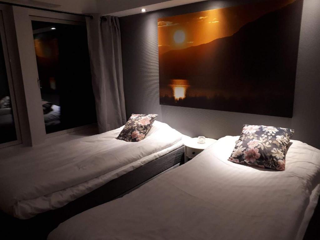 Posteľ alebo postele v izbe v ubytovaní Abisko Hostel