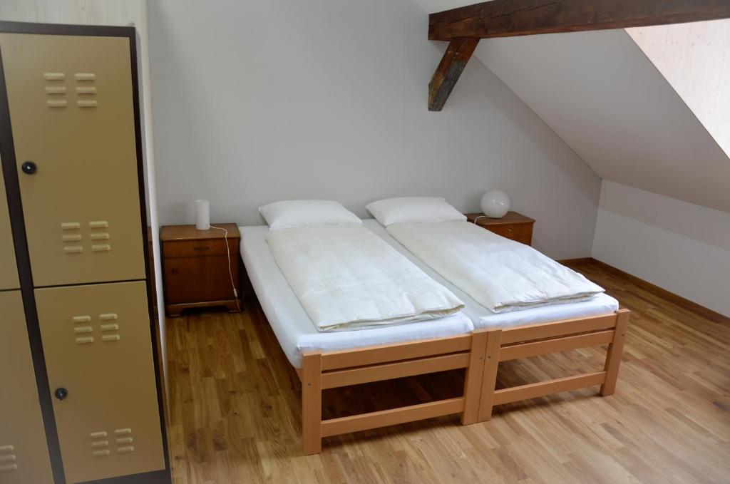 Postel nebo postele na pokoji v ubytování Depot 195 - Hostel Winterthur