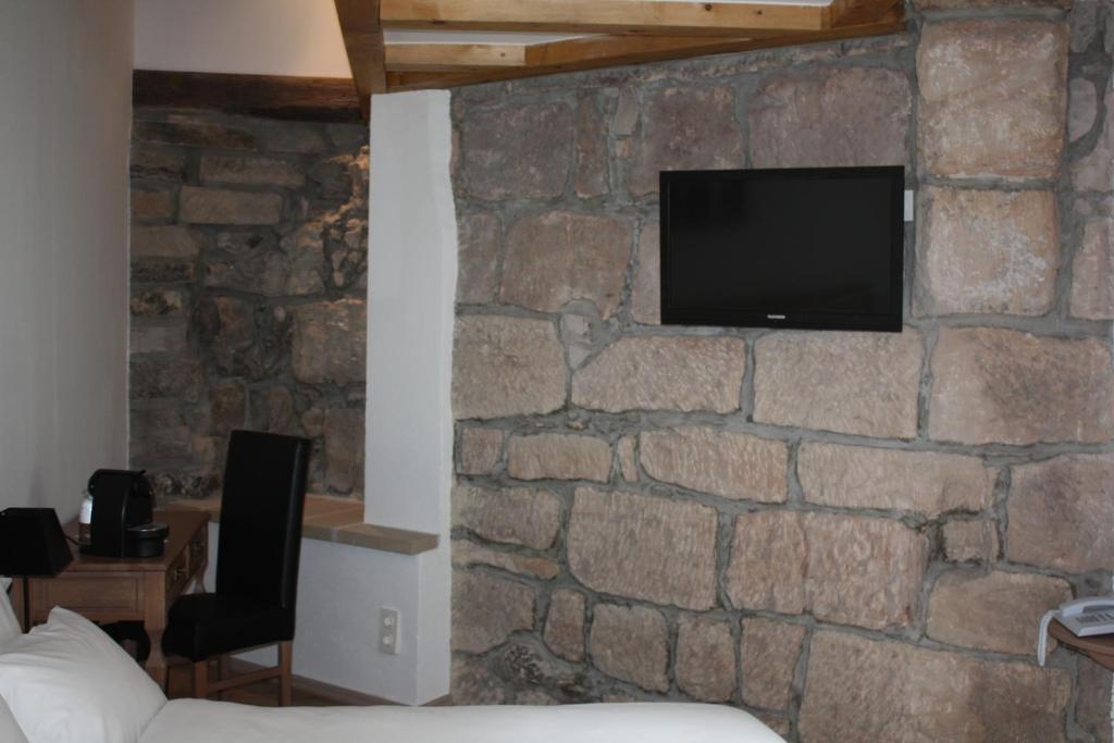 TV a/nebo společenská místnost v ubytování Hotel Hahnmühle 1323