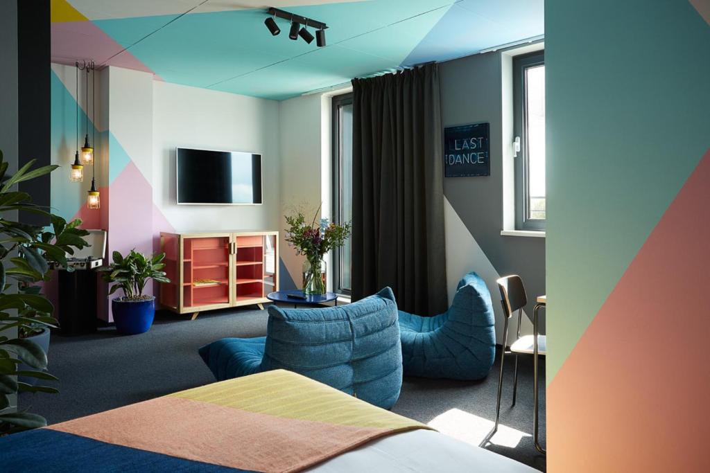 Postel nebo postele na pokoji v ubytování The Social Hub Rotterdam
