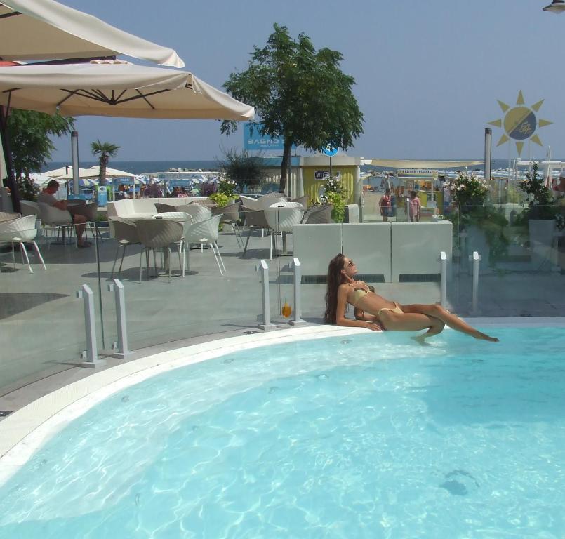 Swimmingpoolen hos eller tæt på Hotel Rio Bellaria