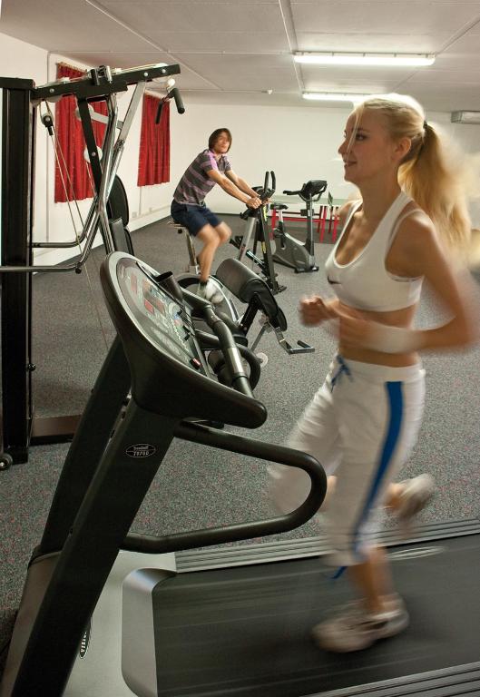Fitness centrum a/nebo fitness zařízení v ubytování Hotel Markushof 3***S