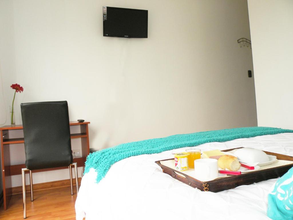 Postel nebo postele na pokoji v ubytování B&B Hostel CasaMoro