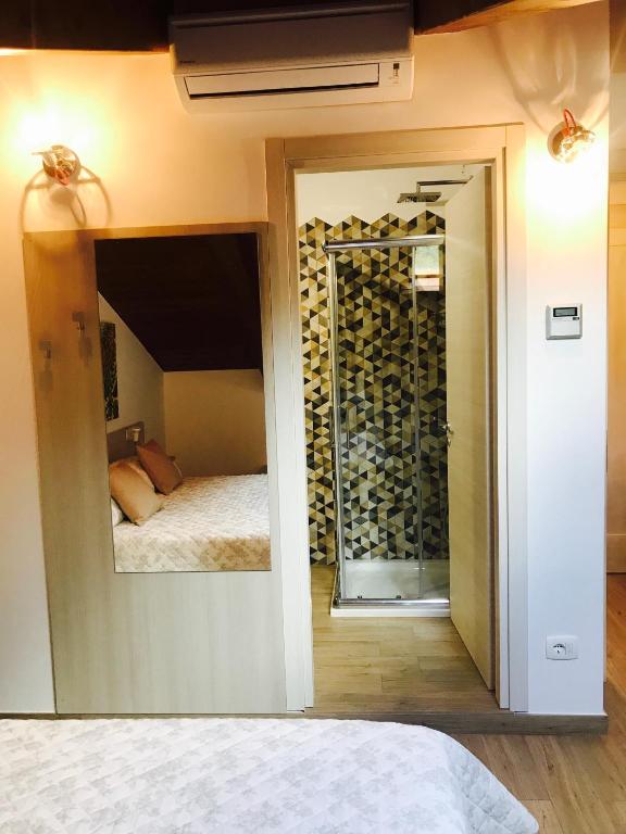 Una cama o camas en una habitación de B&B Lanziani