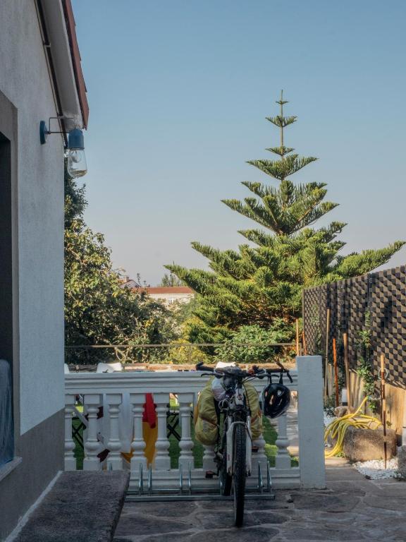 Balkón nebo terasa v ubytování Santiago KM-0